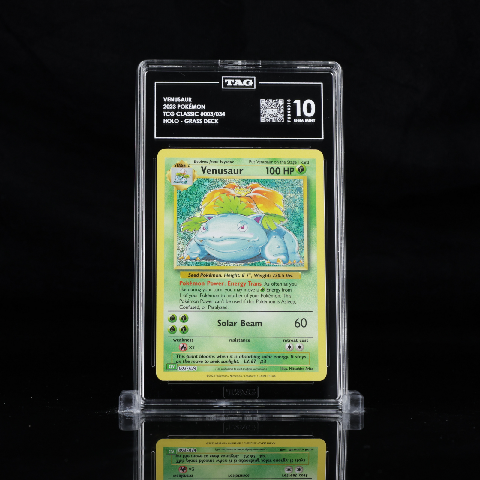 Venusaur TCG Classic #003 TAG 10