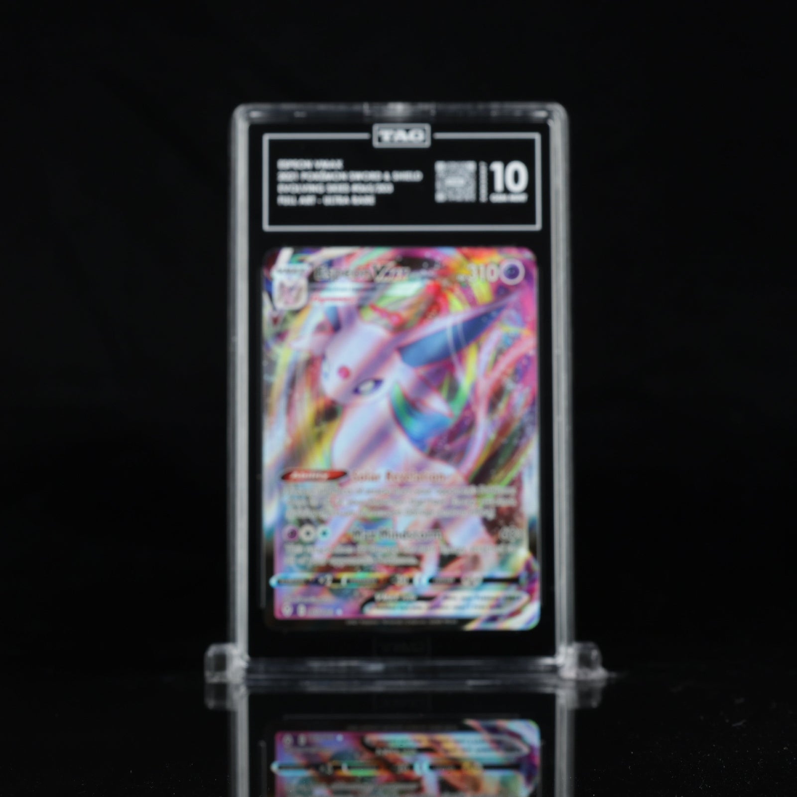 Espeon VMAX #065 Evolving Skies TAG 10