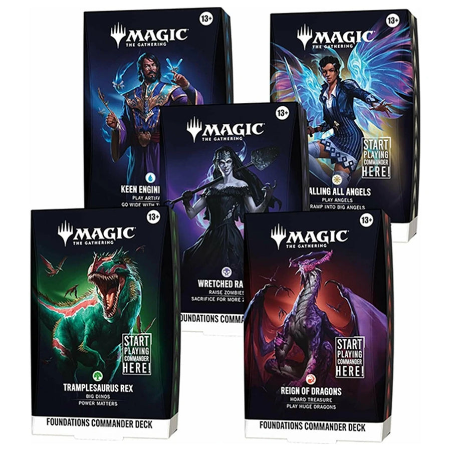 MTG: Foundations - Starter Commander Deck - Set of 5 (Preorder)