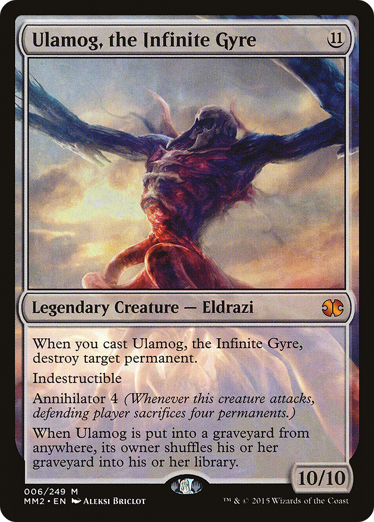 Ulamog, the Infinite Gyre (MM2-006) - Modern Masters 2015 Foil