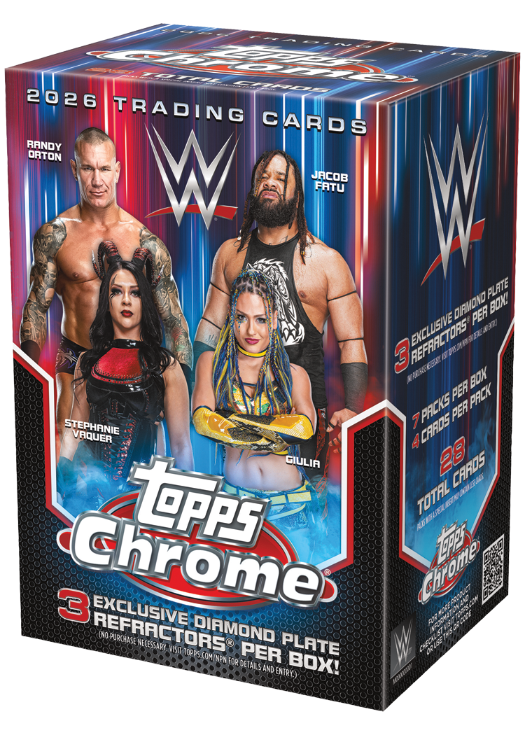 2026 Topps Chrome WWE Blaster 40 Box Case