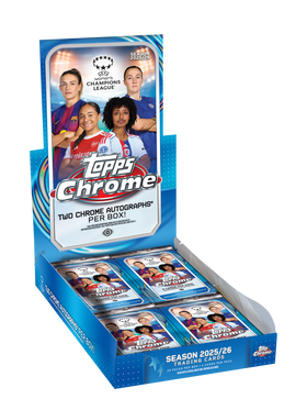 2025/26 Topps UEFA Women's Champions League Chrome Soccer Hobby Box
