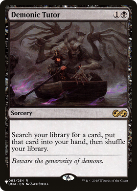 Demonic Tutor (LIST-UMA-93) - The List
