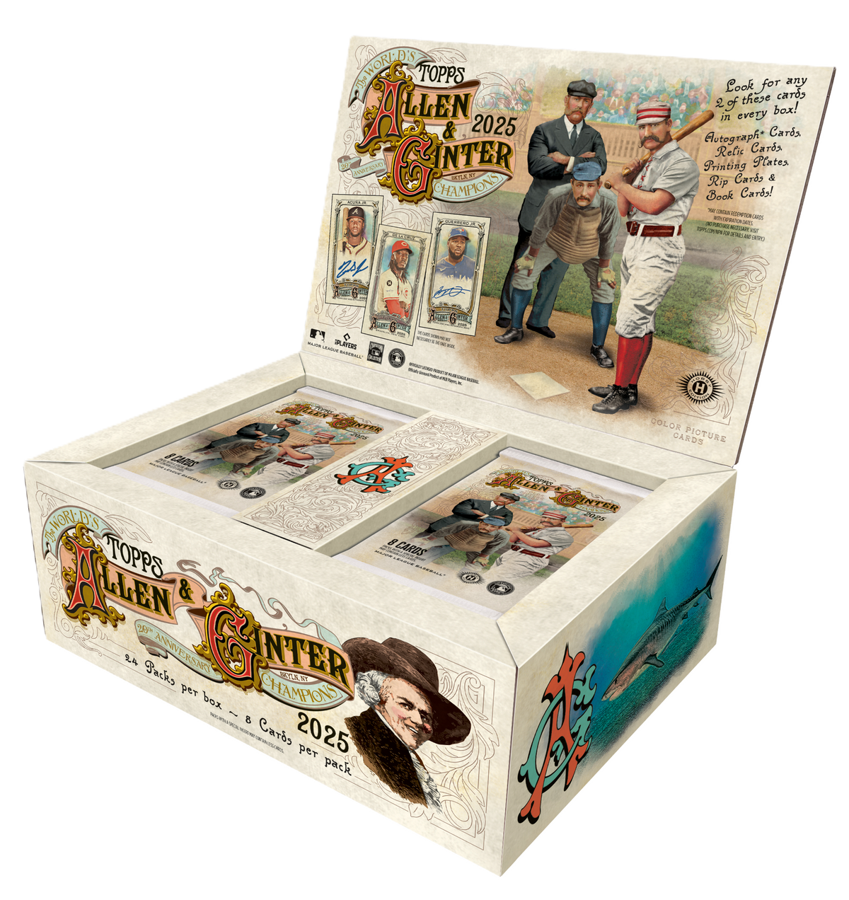 2025 Topps Allen & Ginter Baseball Hobby 12 Box Case