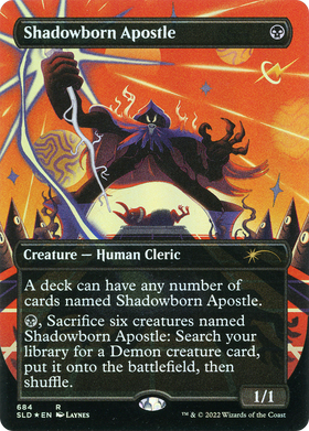 Shadowborn Apostle (SLD-684) - Secret Lair Drop (Borderless) Foil
