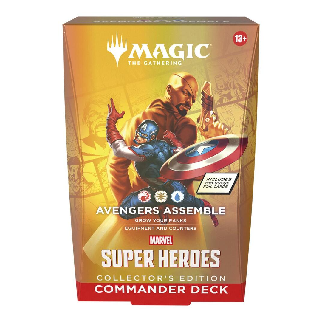 Magic the Gathering: Universes Beyond Marvel Super Heroes Commander Collector Deck - Avengers Assemble