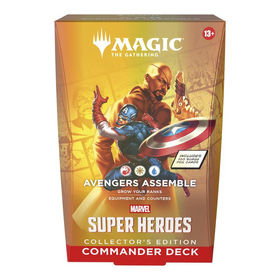 Magic the Gathering: Universes Beyond Marvel Super Heroes Commander Collector Deck - Avengers Assemble