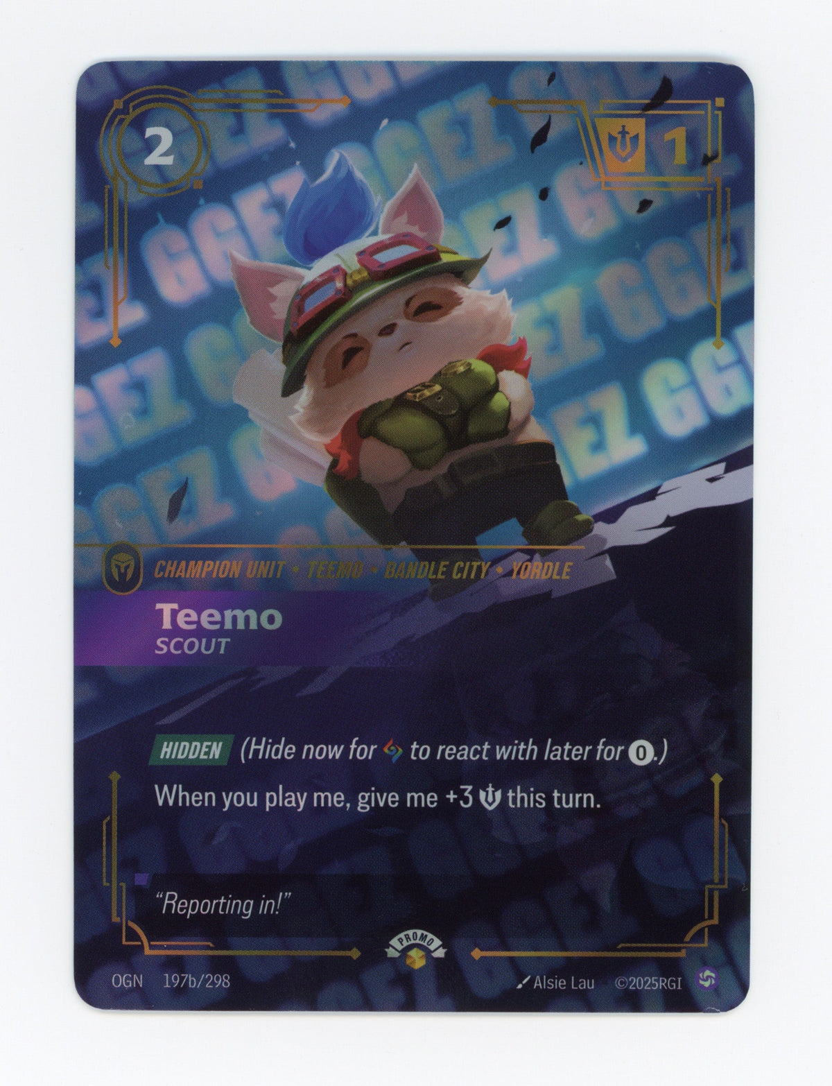 Teemo - Scout — GG EZ|Foil — ID 17429