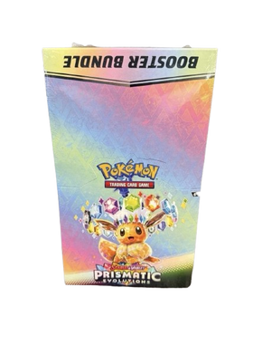 Prismatic Evolutions Booster Bundle Display