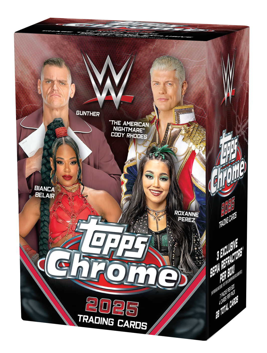 2025 Topps Chrome WWE Blaster Box
