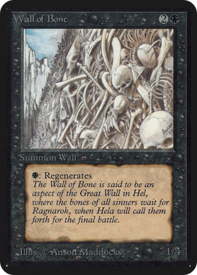 Wall of Bone (LEA-132) - Limited Edition Alpha