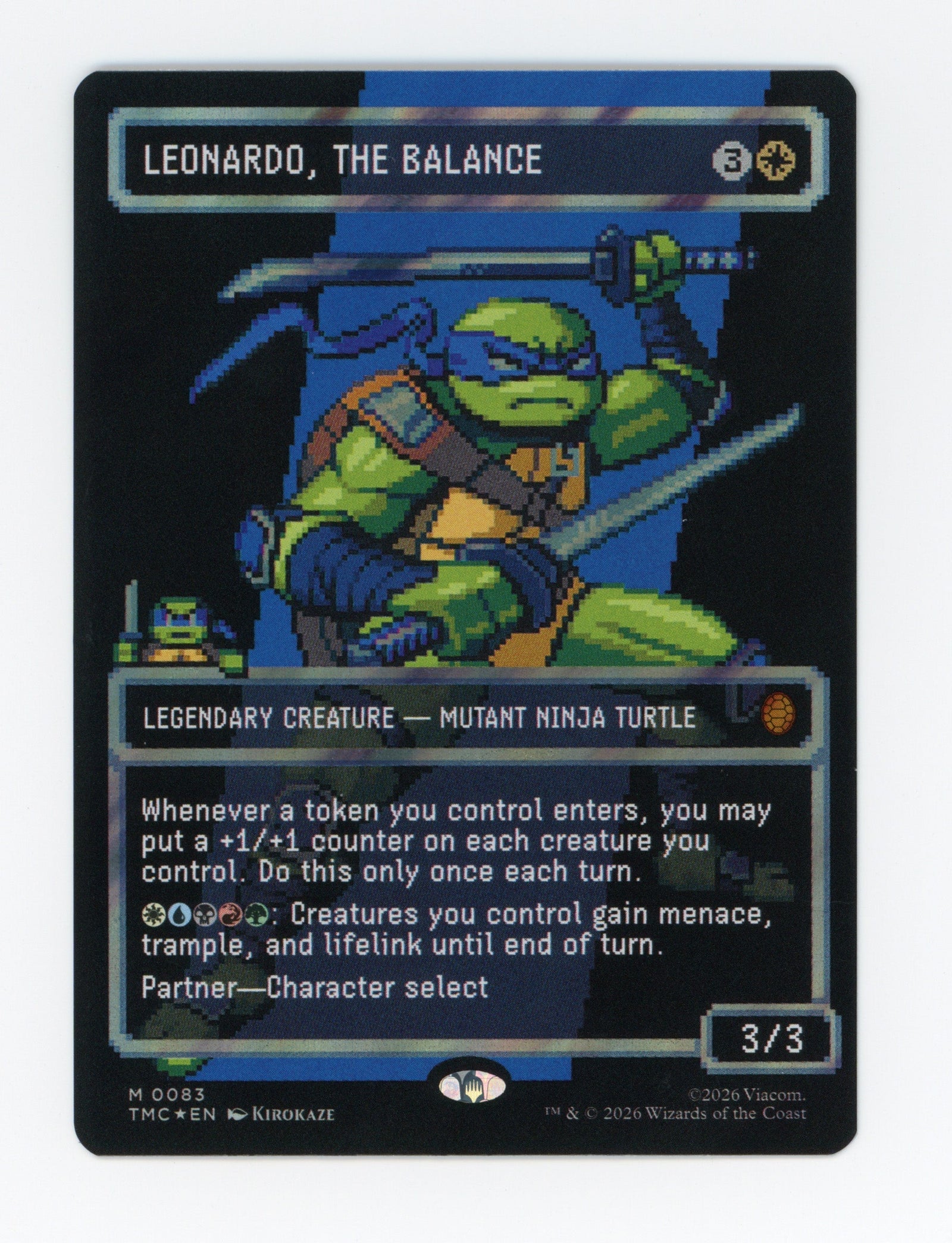 Leonardo, the Balance — Borderless|Pixel|Surge Foil — ID 17682