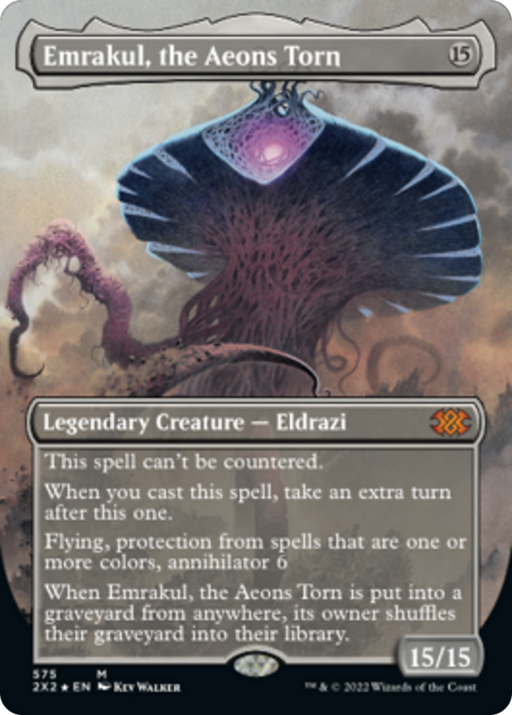 Emrakul, the Aeons Torn (2X2-575) - Double Masters 2022 (Borderless) Foil
