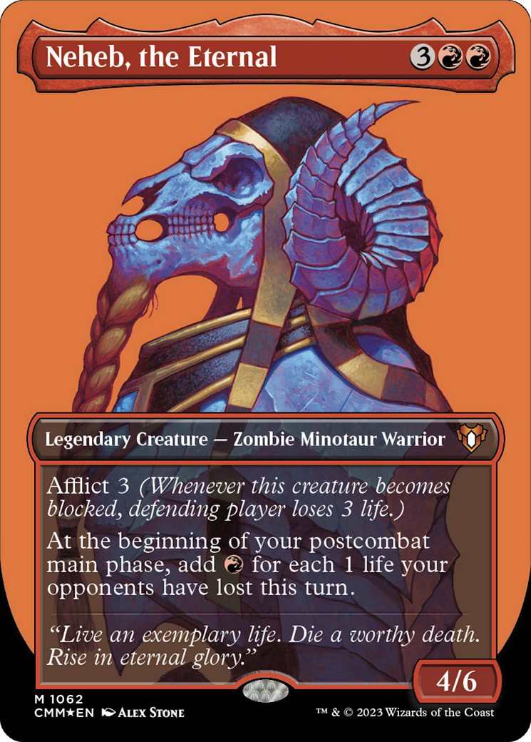 Neheb, the Eternal (CMM-1062) - Commander Masters (Borderless)