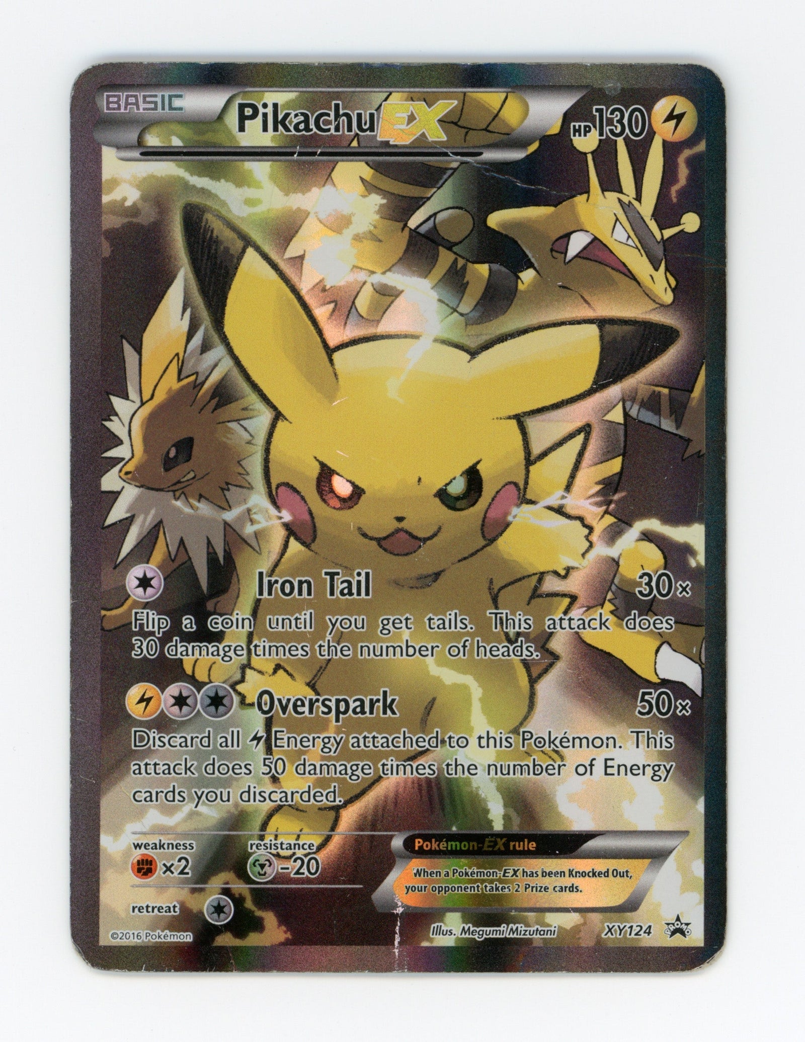 Pikachu-EX — Damaged|Promo — ID 17728