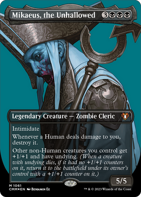 Mikaeus, the Unhallowed (CMM-1061) - Commander Masters (Borderless) Foil