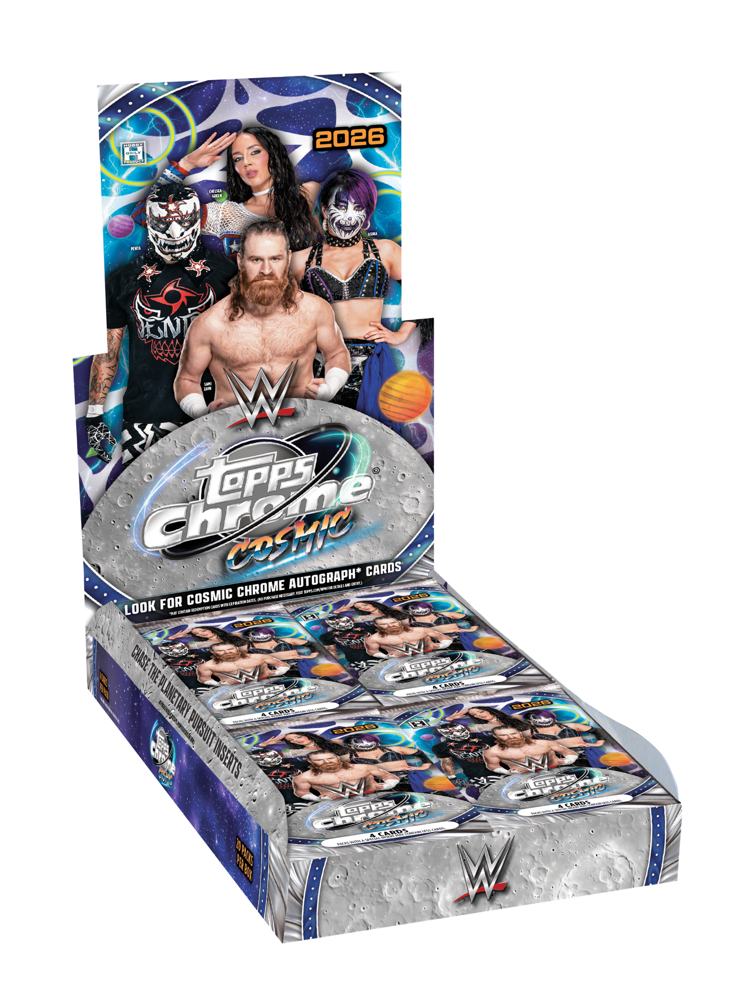 2026 Topps Cosmic Chrome WWE Hobby Box