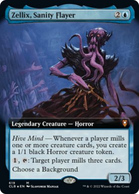 Zellix, Sanity Flayer (CLB-619) - Commander Legends: Battle for Baldur's Gate: (Extended Art) Foil