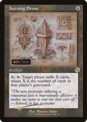Keening Stone (BRR-89Z) - The Brothers' War Retro Artifacts Foil