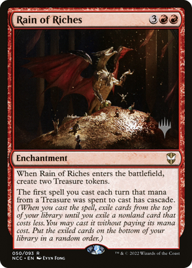 Rain of Riches (PPSNC-50P) - New Capenna Commander Promos Foil