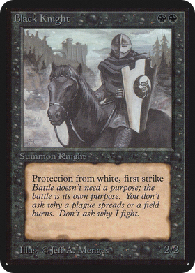 Black Knight (LEA-094) - Limited Edition Alpha