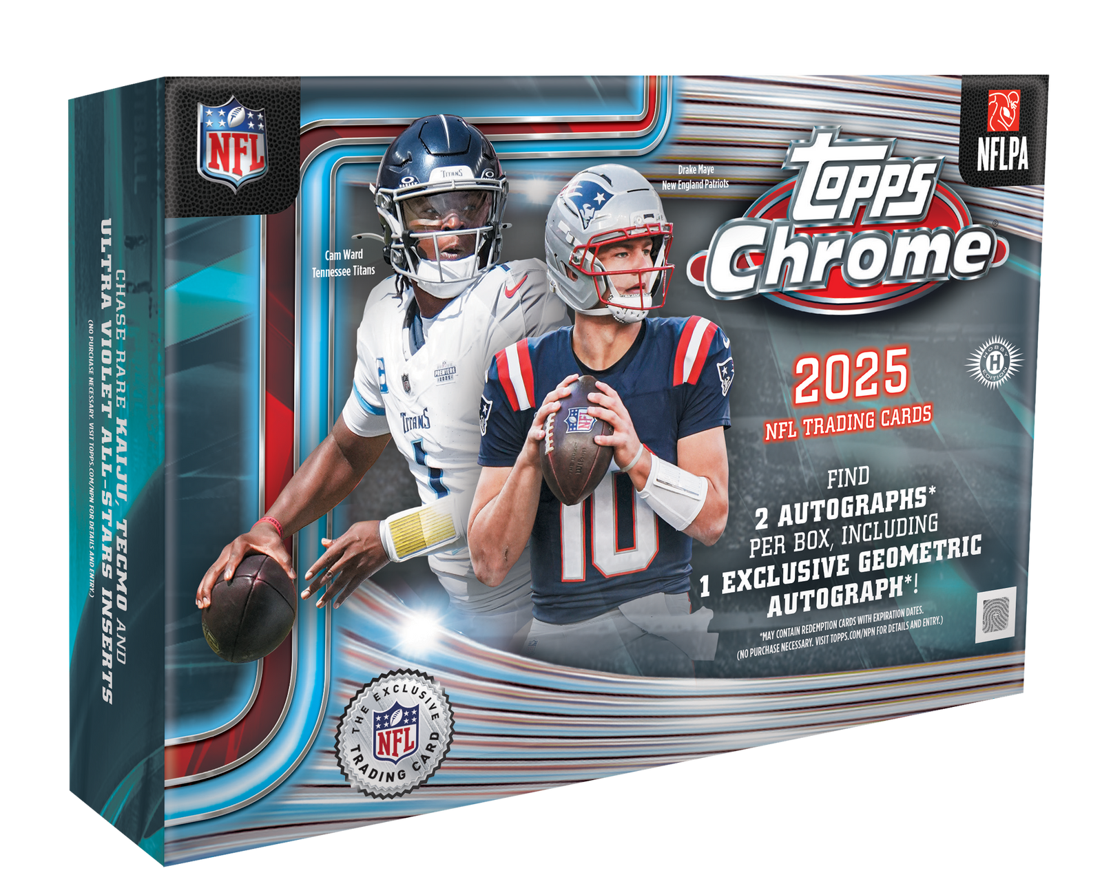 2025 Topps Chrome Football Delight 6 Box Case