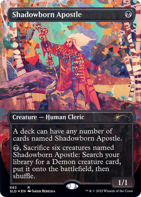 Shadowborn Apostle (SLD-683) - Secret Lair Drop (Borderless) Foil