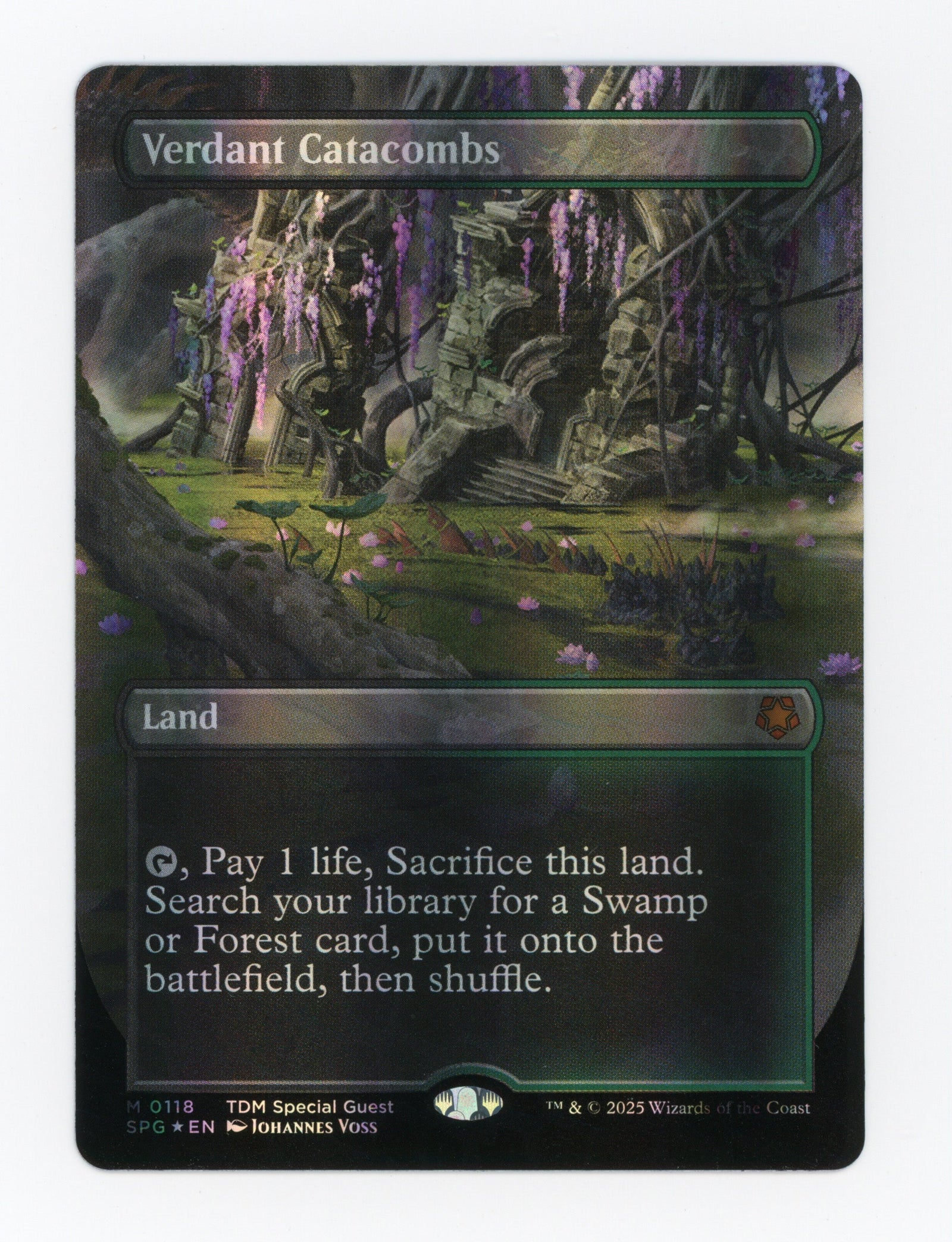 Verdant Catacombs — Borderless|Dragonscale Foil — ID 17634