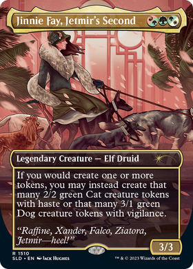 Jinnie Fay, Jetmir's Second // Jinnie Fay, Jetmir's Second (SLD-1510) - Secret Lair Drop (Borderless) Foil