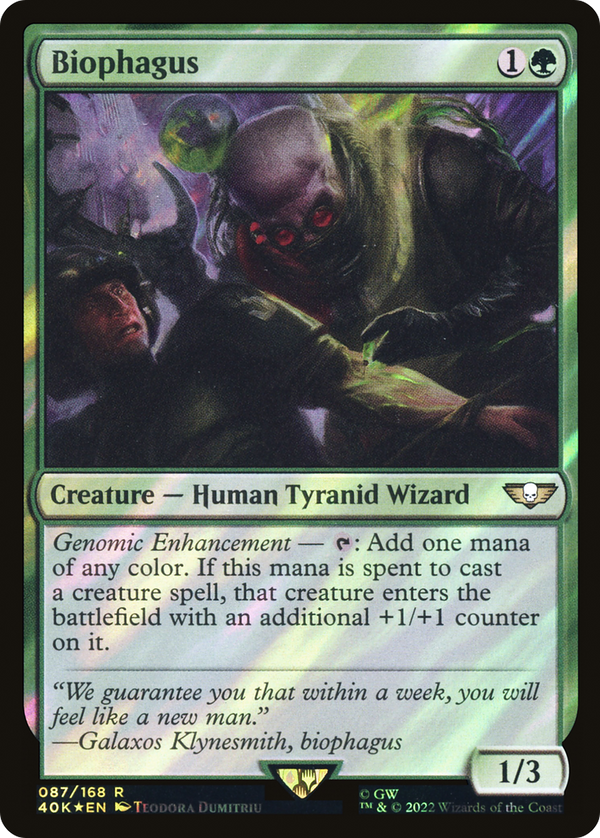 Biophagus (40K-87â˜…) - Warhammer 40,000 Commander Foil