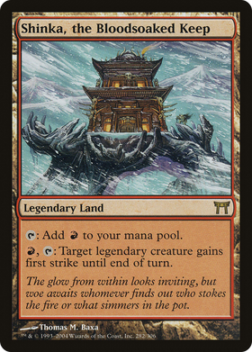 Shinka, the Bloodsoaked Keep (CHK-282) - Champions of Kamigawa Foil