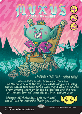 Muxus, Goblin Grandee - Secret Lair Drop (Borderless)
