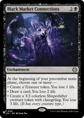 Black Market Connections (LIST-181) - The List