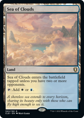 Sea of Clouds (CLB-360) - Commander Legends: Battle for Baldur's Gate Foil