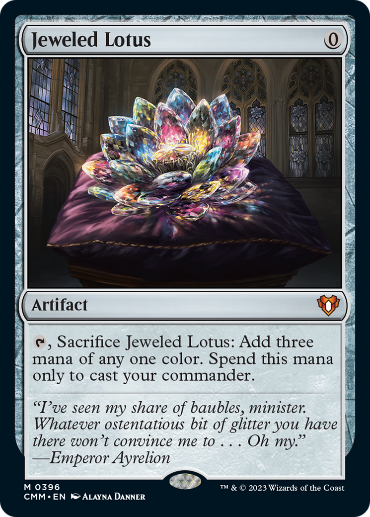 Jeweled Lotus (CMM-396) - Commander Masters