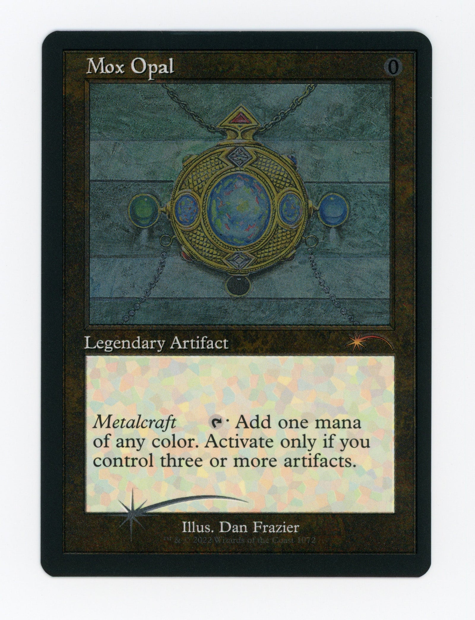 Mox Opal — Retro Frame|Dan Frazier|Etched Foil — ID 17379
