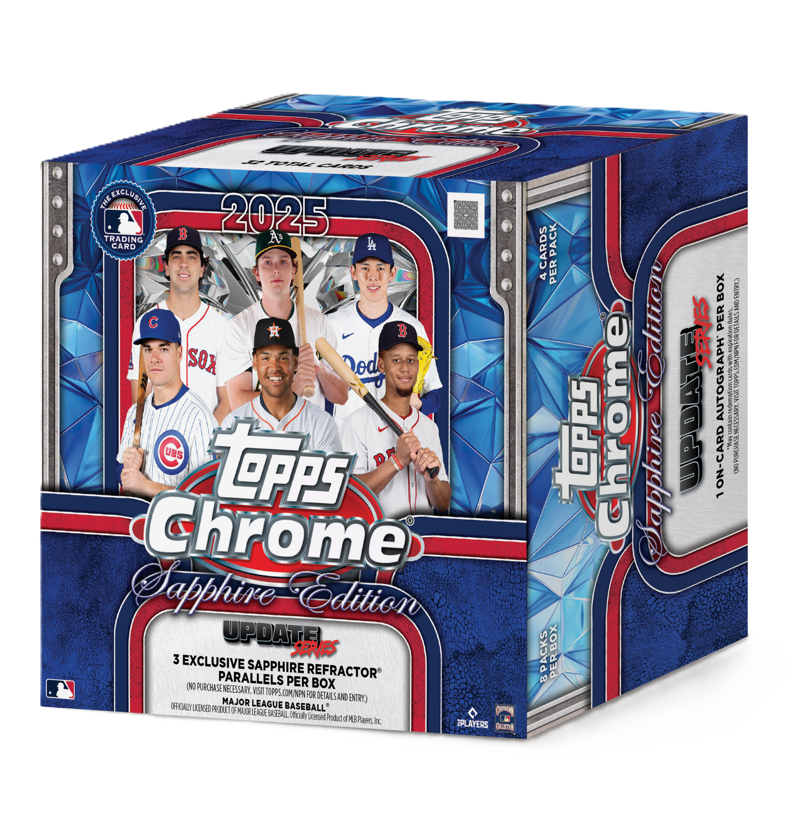 2025 Topps Chrome Update Series Baseball Sapphire Edition Box