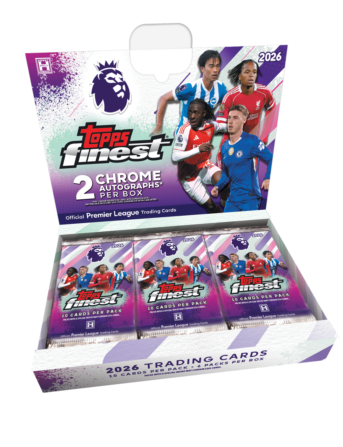 2026 Topps Finest Premier League Soccer Hobby Box