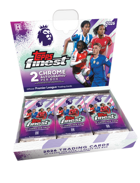 2026 Topps Finest Premier League Soccer Hobby Box