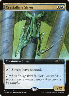 Crystalline Sliver (SLD-661) - Secret Lair Drop: (Extended Art) Foil
