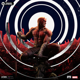 Iron Studios Marvel Comics Daredevil Unleashed Deluxe Art Scale 1/10 Statue