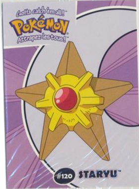 19/40 #120 Staryu - Danone Pokemon Stadium Tip Cards