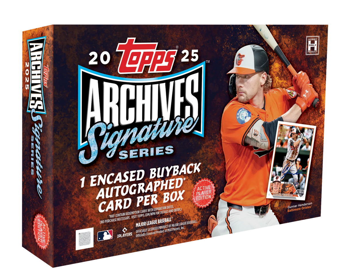 2025 Topps Archives Signature Series Active Player Edition Baseball Hobby Box
