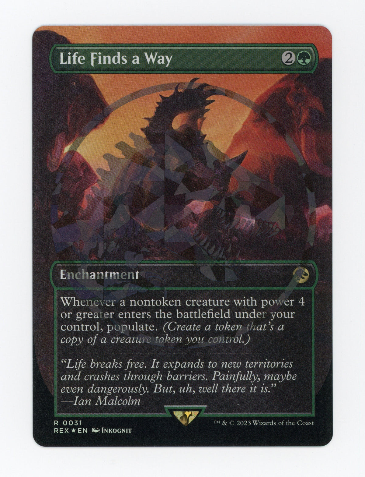 Life Finds a Way — Borderless|Emblem|Foil — ID 17598