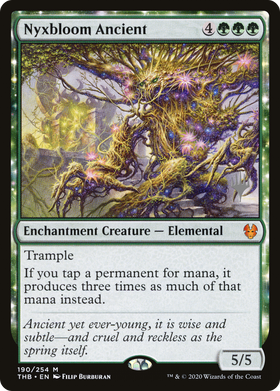 Nyxbloom Ancient (PPTHB-190P) - Theros Beyond Death Promos: (enchantment)