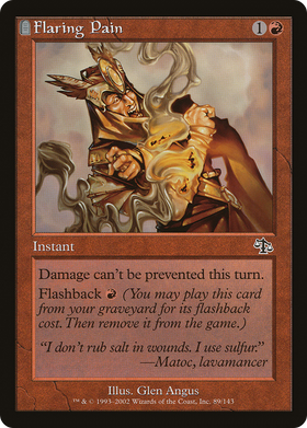 Flaring Pain (JUD-089) - Judgment: (tombstone) Foil