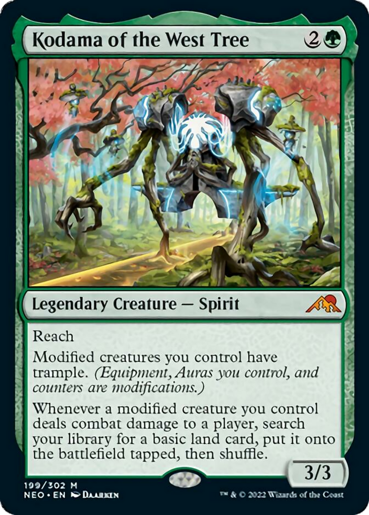 Kodama of the West Tree (NEO-199) - Kamigawa: Neon Dynasty Foil
