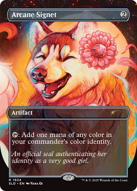 Arcane Signet (SLD-1924) - Secret Lair Drop (Borderless) Foil