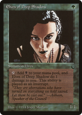 Elves of Deep Shadow (DRK-076) - The Dark