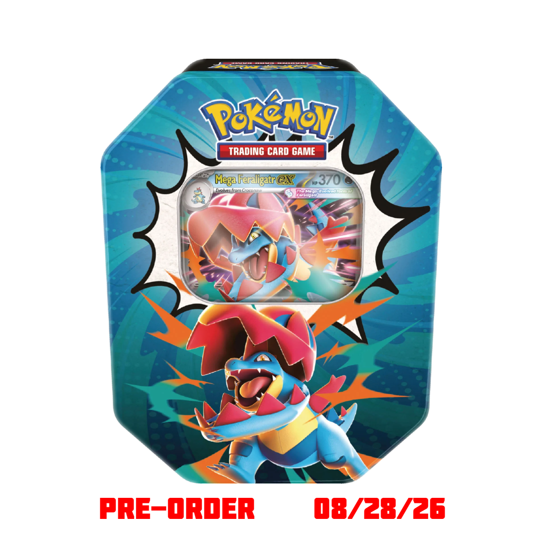 Mega Evolution: Ascended Heroes Tin - Mega Feraligatr